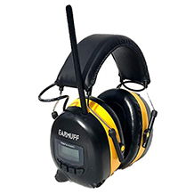 Ear-Muff protector auditivo con radio