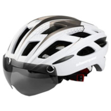 Shinmax casco de bicicleta con visera