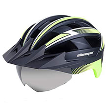 Shinmax casco de bicicleta con visera