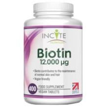 Incite Nutrition cápsula de biotina