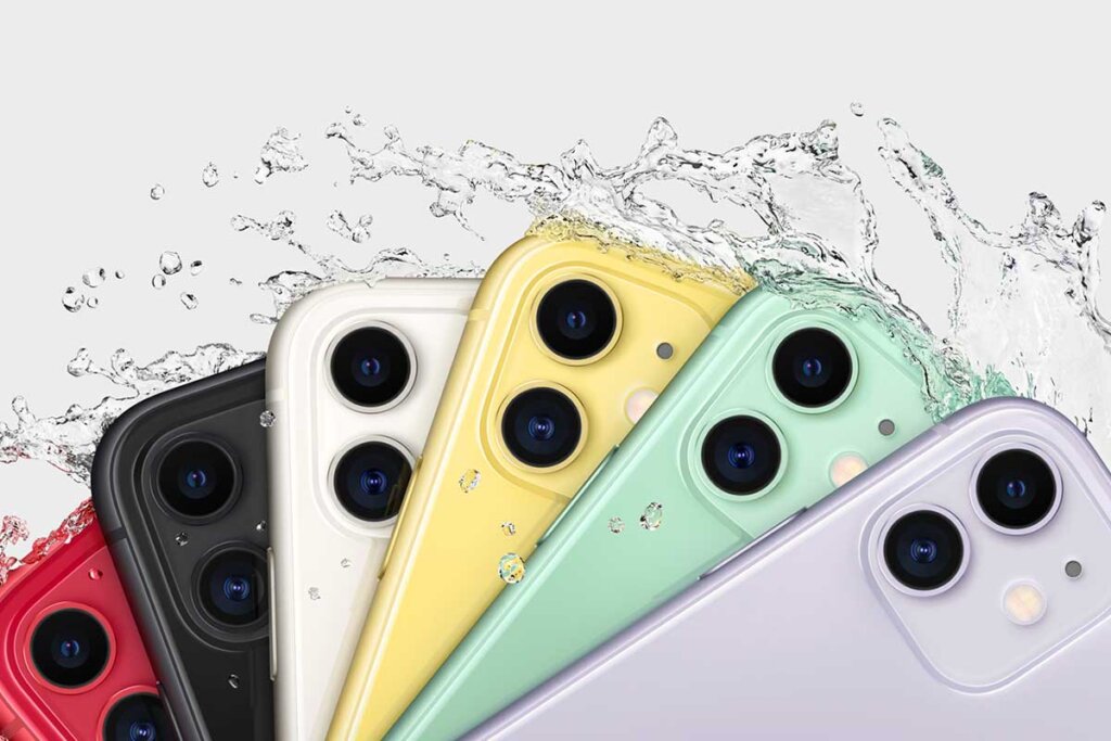 iPhone 11 en diferentes colores