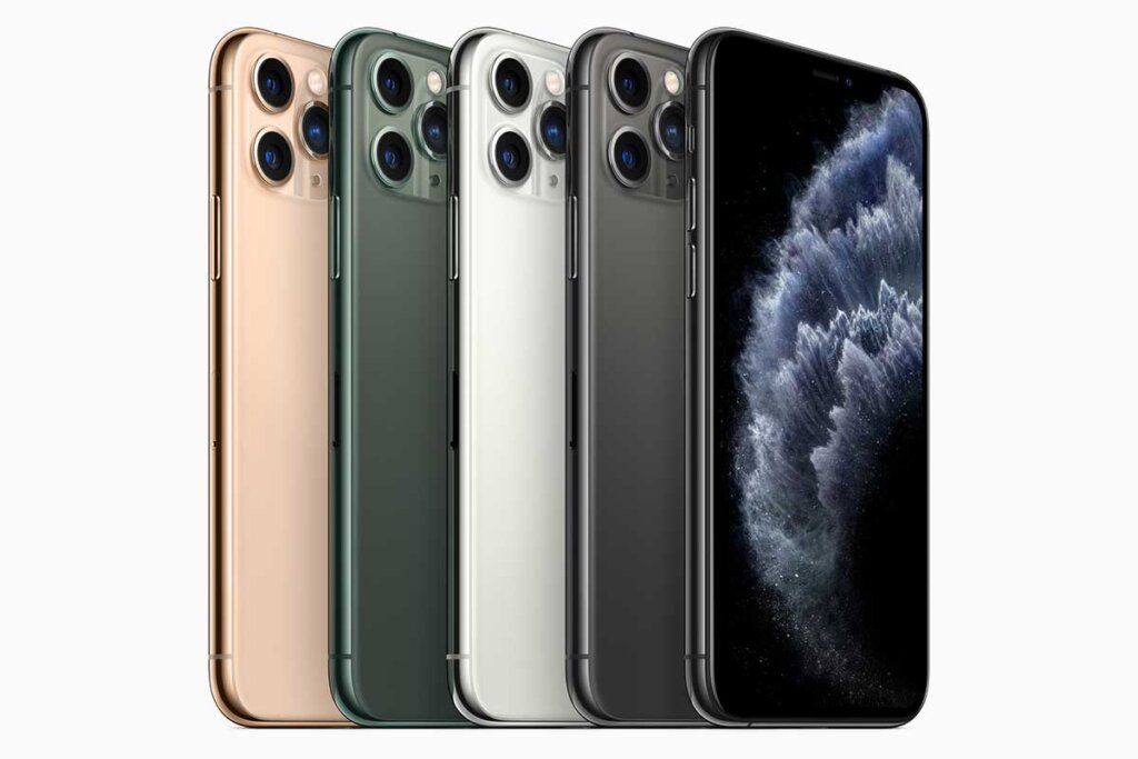 iPhone 11 Pro en diferentes colores