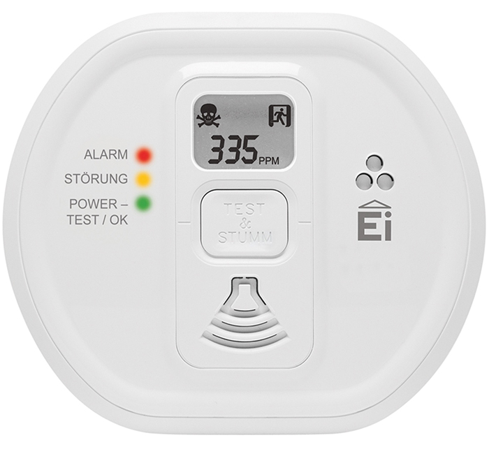 detector de monóxido de carbono con pantalla