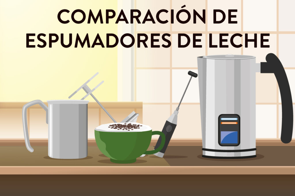 comparacion de espumadores de leche