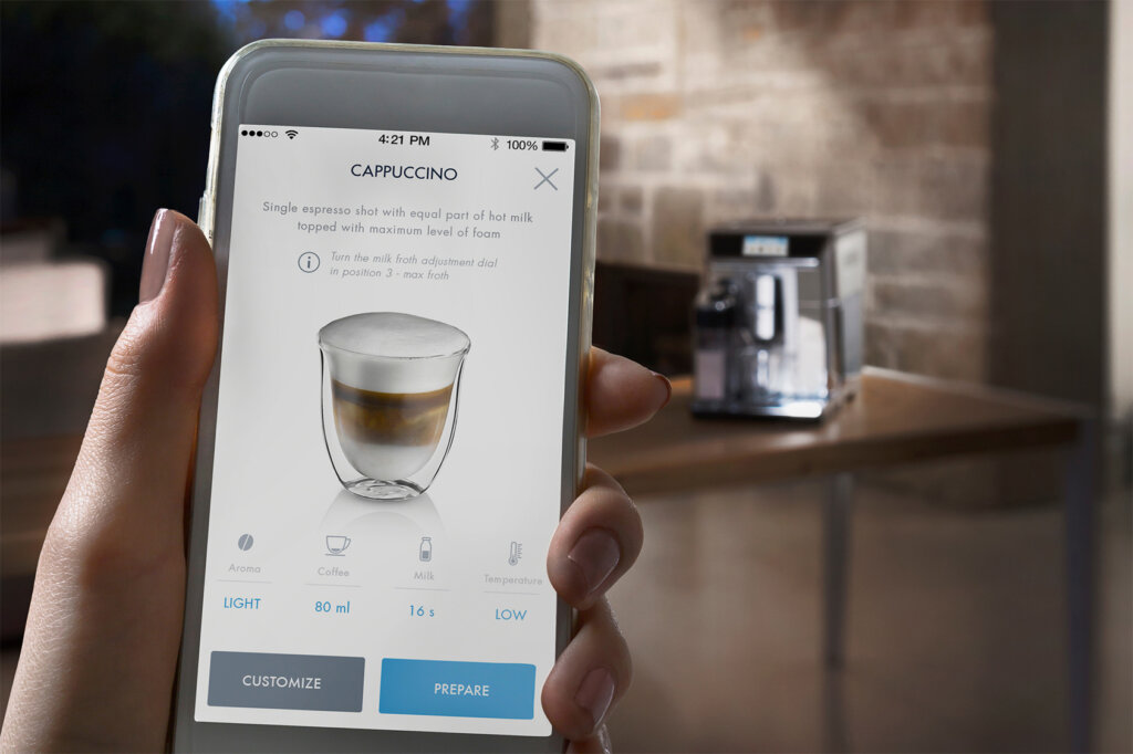 Cafeteras automáticas DeLonghi App