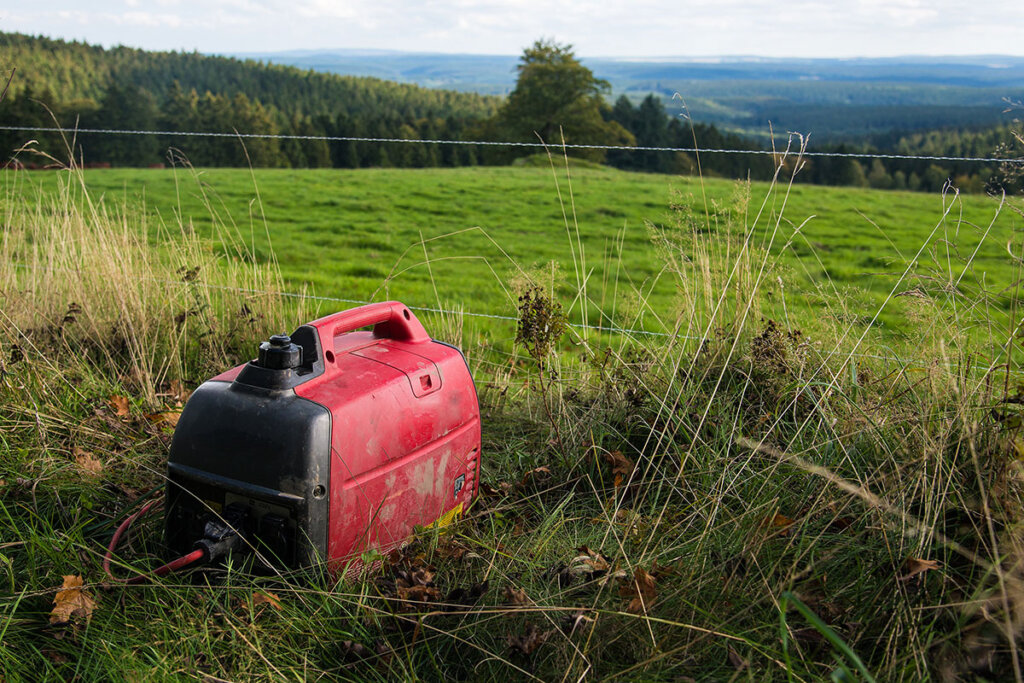 Generador inverter en el campo