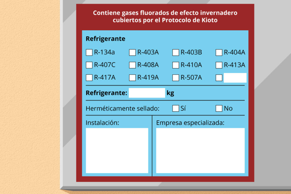 adhesivo en la instalación